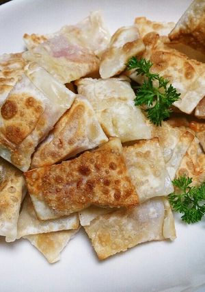 なんでも！餃子の皮つつみ揚げ-レシピのメイン写真