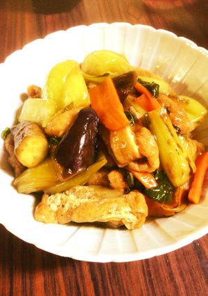 ナスと油揚げと野菜のさっぱり煮-レシピのメイン写真