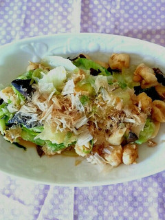 レタスとお麩のチャンプルー-レシピのメイン写真