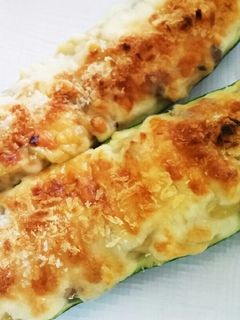 ズッキーニまるごとグラタン-レシピのメイン写真