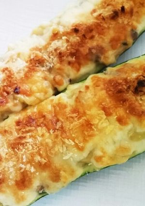 ズッキーニまるごとグラタン-レシピのメイン写真