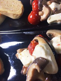 しいたけとトマトのクリームチーズ和え-レシピのメイン写真