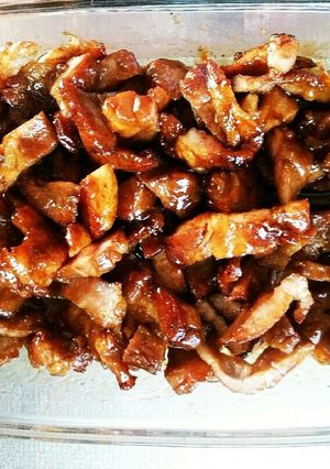 常備菜に！豚肩ロースのこってり炒め☆-レシピのメイン写真