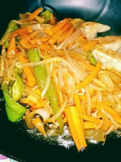 餃子の野菜たっぷり甘酢餡掛け-レシピのメイン写真