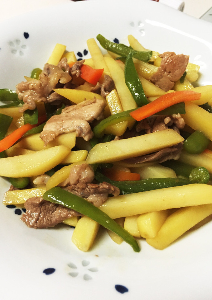 簡単！じゃがいもと豚肉の甘辛炒め-レシピのメイン写真