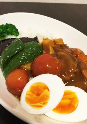 鶏胸肉と夏野菜のカレー♪-レシピのメイン写真