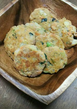 【離乳食・後期】野菜ハンバーグ-レシピのメイン写真