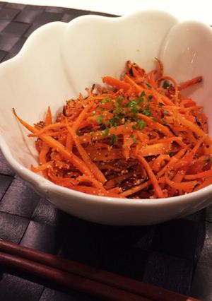 明太子で♪にんじん炒め-レシピのメイン写真