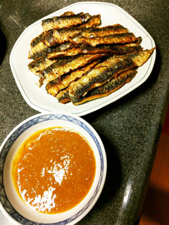 食欲そそる♪カリカリ鰯の梅味噌添え-レシピのメイン写真