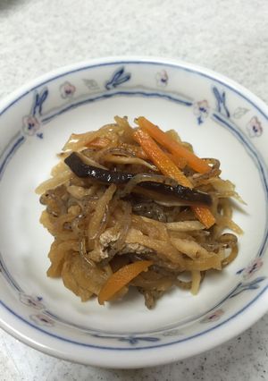 フライパンで作る★切り干し大根煮物-レシピのメイン写真