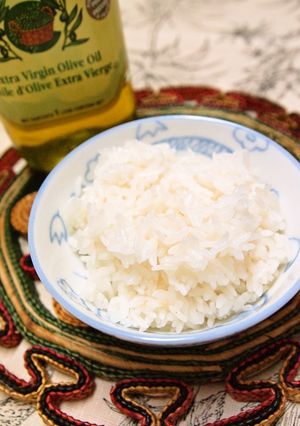 オリーブオイルで♪ふっくら美味しいごはん-レシピのメイン写真
