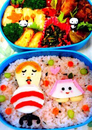 かんたんキャラ弁☆クルットさん&カブ-レシピのメイン写真