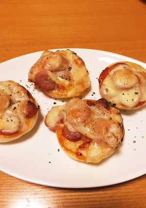 超簡単！！！ミニ餅ピザ-レシピのメイン写真