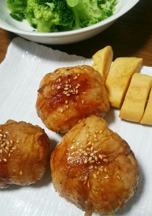 豚バラで肉巻きおにぎり♪-レシピのメイン写真