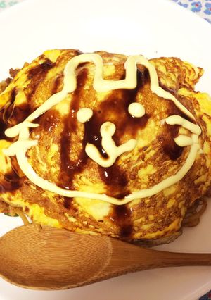 野菜嫌いな子供にも大ヒットのオムそばめし-レシピのメイン写真