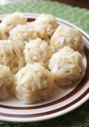 餃子の皮で♪もっちり簡単シュウマイ☆-レシピのメイン写真