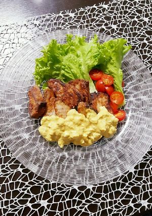 鰹のたたきで竜田揚げ♡カレーソース-レシピのメイン写真