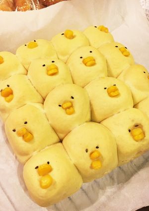 ぴよぴよヒヨコのちぎりパン-レシピのメイン写真