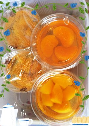 簡単フルーツゼリー(ღ˘⌣˘ღ)-レシピのメイン写真