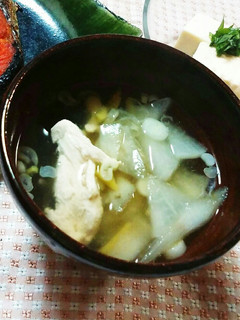 鶏肉と根菜のスープ-レシピのメイン写真