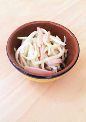 大根の皮であっさりおつまみ♪-レシピのメイン写真