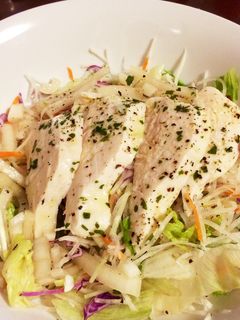 レンジで簡単!しっとり♡胸肉の蒸し鶏-レシピのメイン写真