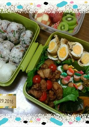 運動会のお弁当　H28-レシピのメイン写真