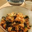 火を使わない!キムチとわかめのツナサラダ