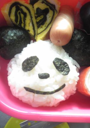 年少◆お弁当(パンダ)-レシピのメイン写真