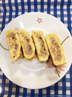 塩そぼろ入り卵焼き-レシピのメイン写真