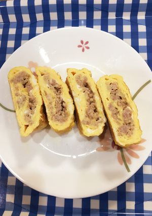 塩そぼろ入り卵焼き-レシピのメイン写真