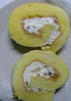 絶品ロールケーキ（マロングラッセ入り）-レシピのメイン写真