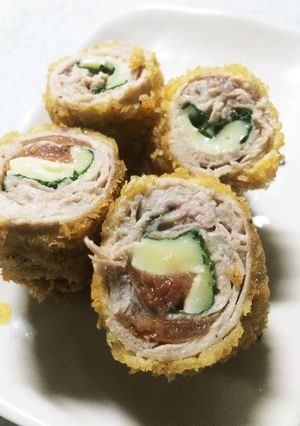 豚こまの大葉チーズフライ♪メインお弁当に-レシピのメイン写真