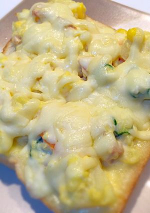 手抜きで美味しい♡ポテサラトースト♪-レシピのメイン写真