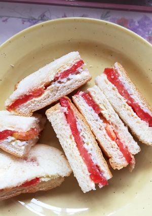 ★しらすトマトサンド★ さっと作れる♪-レシピのメイン写真