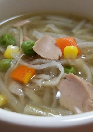 ツナ＆ベジタブル入り切干大根の味噌スープ-レシピのメイン写真