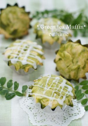 ほわっ☆ふわっ☆とろけるマフィン✿抹茶-レシピのメイン写真