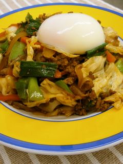 中華風そぼろ野菜炒め-レシピのメイン写真