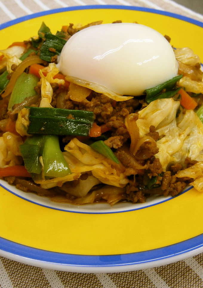 中華風そぼろ野菜炒め-レシピのメイン写真