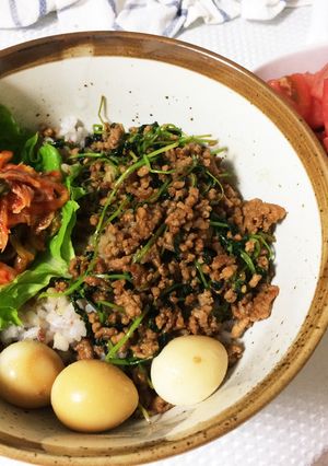 パパッとそぼろ丼-レシピのメイン写真