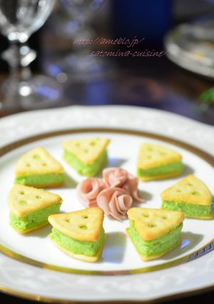 チーザで濃厚☆枝豆サンド♫-レシピのメイン写真