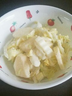 かんたん白菜とリンゴのサラダ-レシピのメイン写真