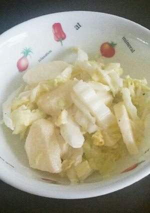 かんたん白菜とリンゴのサラダ-レシピのメイン写真