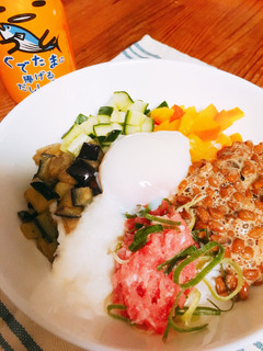 爆弾ネバネバ丼-レシピのメイン写真