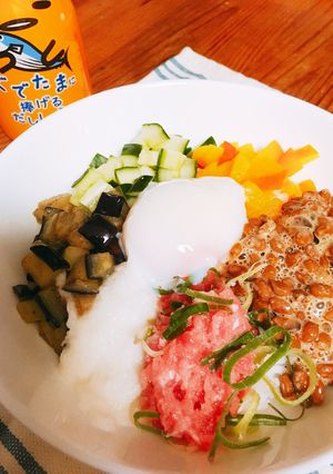 爆弾ネバネバ丼-レシピのメイン写真