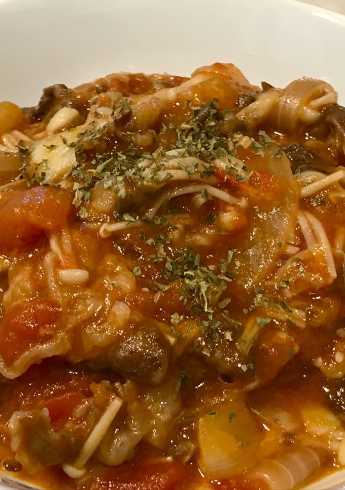 牛肉ときのこのトマト煮込み-レシピのメイン写真