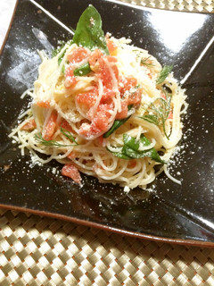 トマトの冷製パスタ-レシピのメイン写真