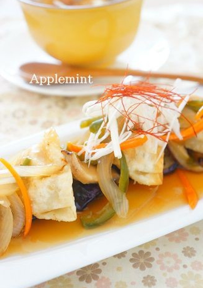 揚げ餃子と揚げ茄子の中華風南蛮漬け-レシピのメイン写真