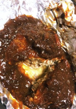 肉汁じゅわ～っと簡単ハンバーグ-レシピのメイン写真