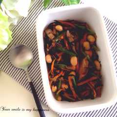 รูปของ 麺つゆで簡単な作り置き◇五目ひじきの煮物